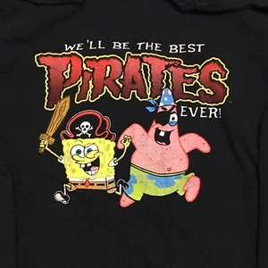 Vintage 2003 Spongebob Squarepants T shirt Size 2XL Nickelodeon Pirates Cartoons - Picture 1 of 15