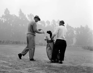 Ben Hogan With His Caddie 11 x 14 Print - Picture 1 of 3