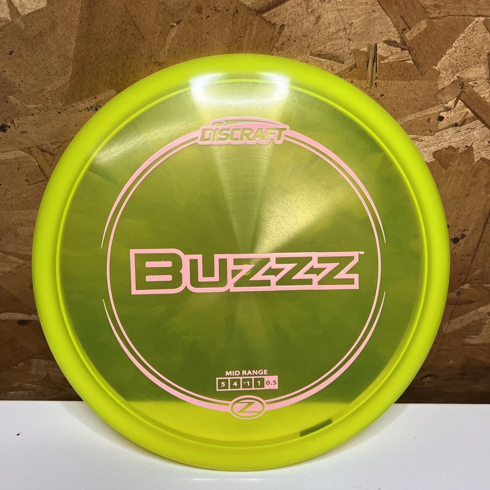 Discraft Z Buzzz mid-range golf disc Yellow Pink 177+ - Image 1 of 1