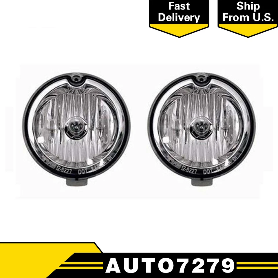 TYC 2X Fog Light Assembly Left Right For 2002-2005 Ford Thunderbird HU21 - Image 1 of 4