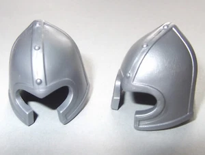 13021, casco, capó pelvis (con protector de mejillas), plata - Imagen 1 de 1