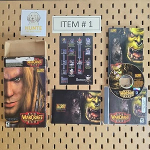 Warcraft III Reign of Chaos (2002) PC Human Variant Big Box CIB Rare - Picture 1 of 4