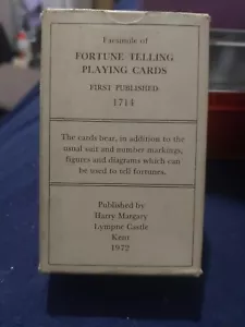 FORTUNE TELLING PLAYING CARDS 1714 TAROT DECK HARRY MARGARY 1972 - Picture 1 of 15