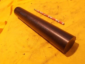 2" OD BLACK NYLON ROD machinable plastic bar bushing round 2" OD x 12" LONG - Picture 1 of 1