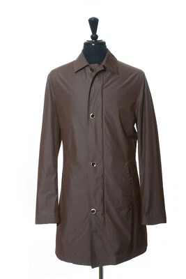 Etro Brown Cotton Blend Trench Coat 17882 Foto 1 de 4