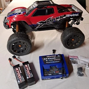 Traxxas Xmaxx 8s w/ Remote, Charger, Batteries, UPGRADED TIRES, SHOCKS, LIGHTS - Picture 1 of 24