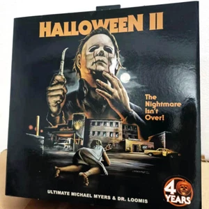 NECA Halloween 2 Ultimate Michael Myers & Dr. Loomis 7" Action Figure Official - Picture 1 of 7
