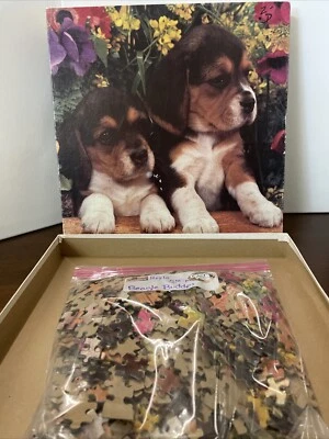 quebra-cabeças usados 500 peças 1986 Beagle Buddies - Imagem 1 de 4