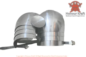 Historical Steel Pauldron Shoulder Armor - Medieval Combat Armor for SCA - Picture 1 of 8
