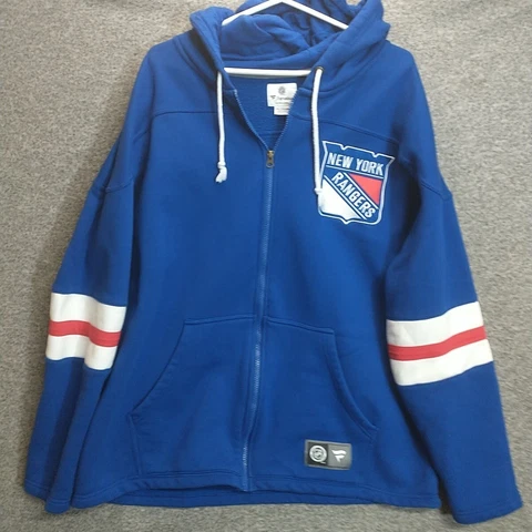 New York Rangers Sweatshirt Mens 2XL Fanatics Hockey NHL Heavyweight Hoodie Cover