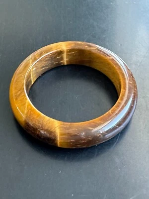 ANILLO BANDA OJO DE TIGRE SÓLIDO TALLA 7,75 Foto 1 de 4