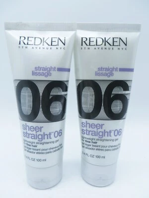 REDKEN 06 SHEER STRAIGHT 3,4 OZ (Lote de 2) Foto 1 de 2