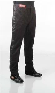RaceQuip 112002 Single Layer Racing Driver Suit Pants; SFI 3.2A/1 Black 3XL - Picture 1 of 2