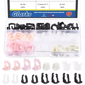 Fuel Line Retainer Clips, Assortment Kit, Nylon, Replacemen, Compatible w/ Ford - Picture 1 of 12