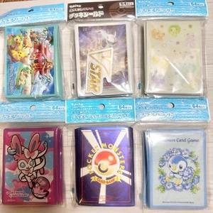 New Pokemon Card Game Sleeves Deck Shield  Sylveon Mawhip Picachu Arceus Premium - Picture 1 of 26