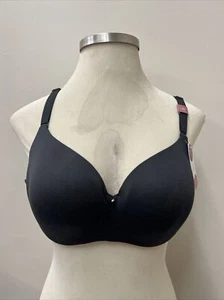 Neu mit Etikett Cacique Balconette BH Bügel glatt leicht gefüttert schwarz Boost 42C Chrty - Bild 1 von 10