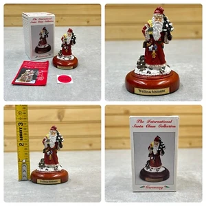 International Santa Claus Collection Germany Hand Paint Pewter Complete - Picture 1 of 13