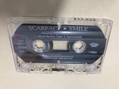 Scarface - SMILE Featuring 2Pac & Johnny P (Cassette Single, 1997, Rap A Lot) - Image 1 of 2