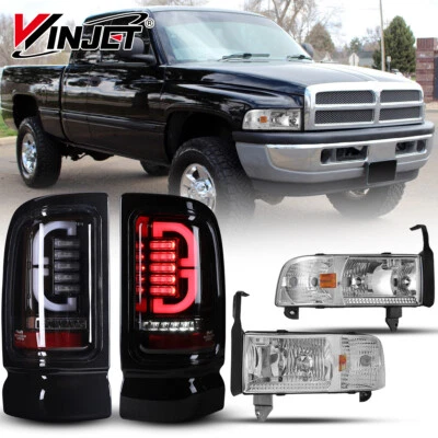 Faros + luces traseras LED luces traseras para Dodge Ram 1500 2500 3500 1994-2001 Foto 1 de 4