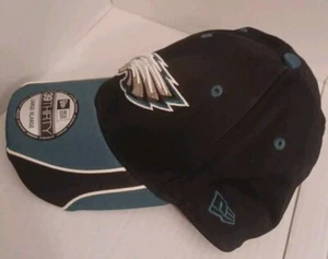 Philadelphia Eagles New Era 39/30 - 2 Tone Green Hat W/Blk&Grn Brim L - XL - Picture 1 of 13