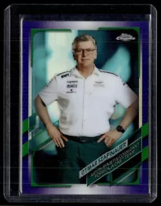 TOPPS CHROME FORMULA 1 2021 VIOLA VERDE OTMAR SZAFNAUER - Foto 1 di 1