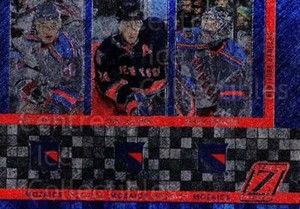 2010-11 Zenith Mozaics #15 Henrik Lundqvist, Ryan Callahan, Mats Zuccarello