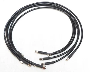 LAIRD COA5850 RG58/U 12N1 E245362 20 AWG UL CL2 Coaxial Cable Male to Female Lot - Picture 1 of 5