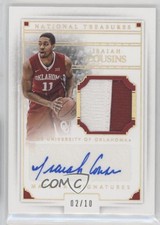2016 Panini National Treasures Collegiate Gold /10 Isaiah Cousins Rookie Auto RC