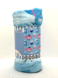 Sanrio Hello Kitty Cinnamonroll Silk Touch Throw Blanket 40x50in NWT - Picture 1 of 5