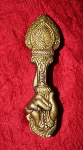 Woman Hand Flower Shaped Handmade Golden Finish Restaurant Door Decoration CA55 - Picture 1 of 5