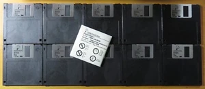 Lot of 10 retro 3,5" DSHD Diskettes, formatted and tested * Floppy disk * Lot 8 - Afbeelding 1 van 2