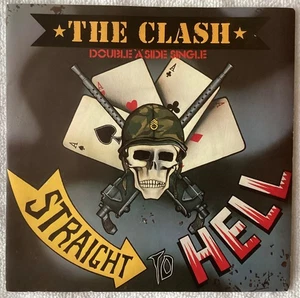 THE CLASH STRAIGHT TO HELL /SHOULD I STAY DOUBLE A SIDE SINGLE 1982 CBS A2646 - Picture 1 of 4