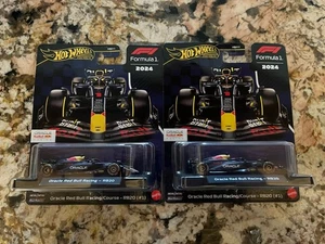 Hot Wheels Premium 2024 Oracle Red Bull Racing RB20 Team #1 Lot Of 2 - Picture 1 of 3