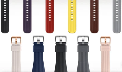 Correa de reloj original Samsung Galaxy 42 mm - rosa/negro - SM-R810 - pequeña/grande Foto 1 de 4