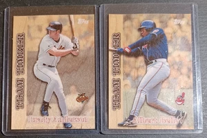 1997 Topps Team Timber Lot TT9 BRADY ANDERSON & TT14 ALBERT BELLE - NICE - A-44 - Bild 1 von 2