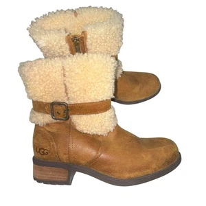 UGGs Australia Blayre II Damenstiefel mit Lammfellmanschette Kastanie 1008220 Größe 8,5 - Bild 1 von 10
