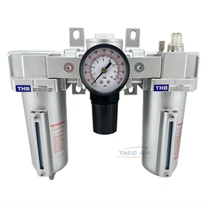 1/2" NPT FRL Compressor Filter Regulator Lubricator Combo Compressed Air System - Picture 1 of 6