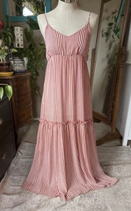 Hayden rot-weiß gestreiftes Maxikleid, Größe M - Bild 1 von 8