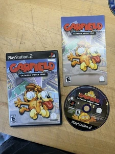 Garfield Lasagna World Tour Sony Playstation PS2 Spiel getestet komplett - Bild 1 von 2