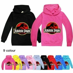 Sudaderas con capucha estampado Parque Jurásico Niños Niñas Manga Larga Prendas para el torso Jersey - Imagen 1 de 23