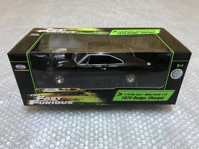 Sale Fast And Furious 1970 Dodge Charger Diecast 1/18 Minicar Model Car Joy Ride - Image 1 of 4