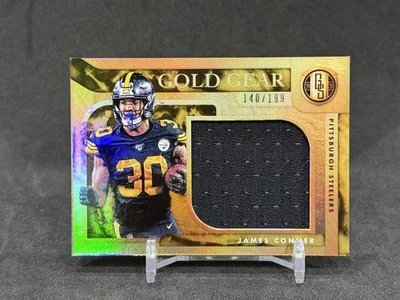 James Conner 2020 Gold Standard Jersey Patch Pittsburgh Steelers /199 - Image 1 of 2