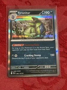 Holo Pokemon - Tyranitar - Journey Together JTG SV09) 095/159 Rare Holofoil - Picture 1 of 7
