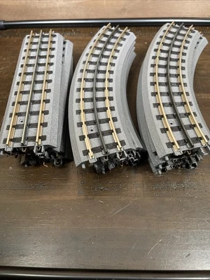 12 Piece MTH RAIL KING REAL TRAX (4) O-CURVED (8) Straight (4) TRACK O GAUGE New - Image 1 of 4