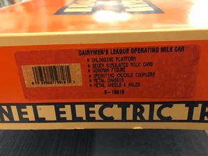 Lionel 6-19818 Spur O Dairymen’s League Operating Milk Car Neu - Bild 1 von 4