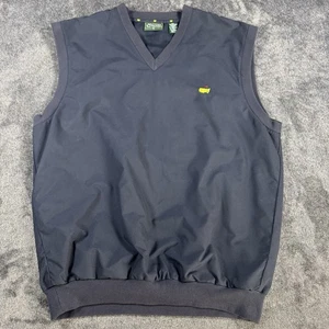 Masters Collection Golf Vest Mens XL Blue Pullover Lined Windbreaker - Picture 1 of 9