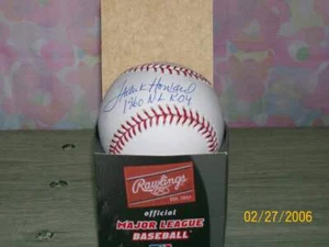 FRANK HOWARD SIGNED BASEBALL 1960 NL ROY DODGERS RIP! - Picture 1 of 1