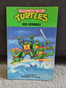 Teenage Mutant Ninja Turtles Red Herrings Book by Dave Morris 1990 TMNT - Picture 1 of 6