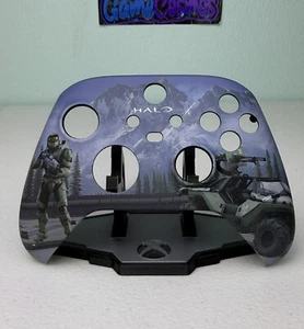 Halo Master Chief Custom Replacement Faceplate Shell For Xbox Controller - Picture 1 of 3