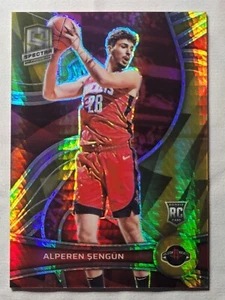 Carta Alperen Sengun 2021-22 Spectra #/10 Asia Gold Hyper Prizm Holo Rookie RC SP - Foto 1 di 11
